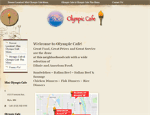 Tablet Screenshot of olympiccafempls.com